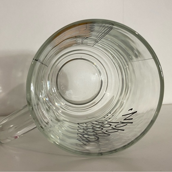 Vintage Daddy Cool Cat Golf Clear Glass Mug Made in France - Picture 5 of 5